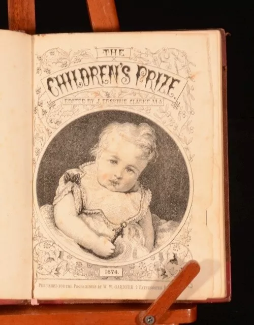 1872-1874 3Vol The Children's Prize J. Erskine Clarke Illustrated 2