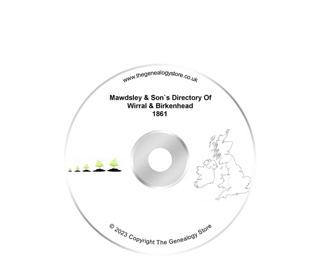 Mawdsley & Son`s Directory Of Wirral & Birkenhead 1861