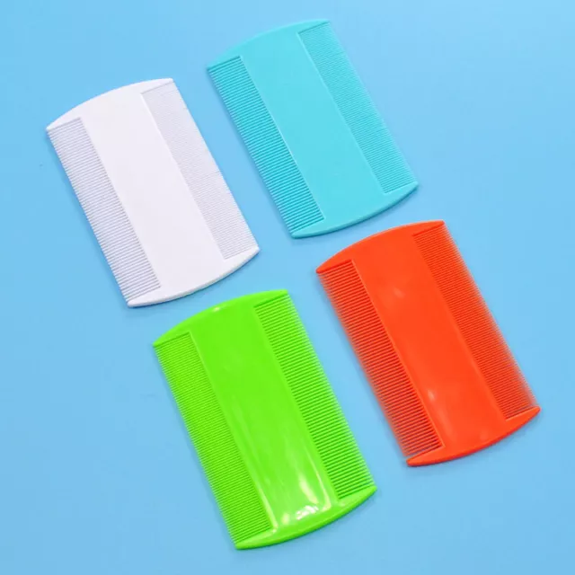 Double Sided Nit Combs Head Lice Detection pet dog cat flea peine para piojos D