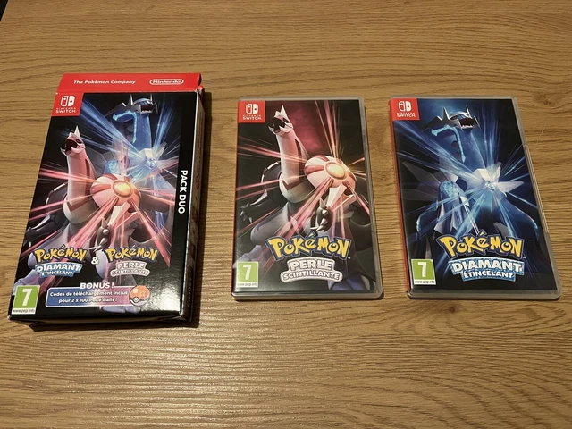 POKÉMON DIAMANT ETINCELANT &amp; Pokémon Perle Scintillante Pack Duo EUR 30