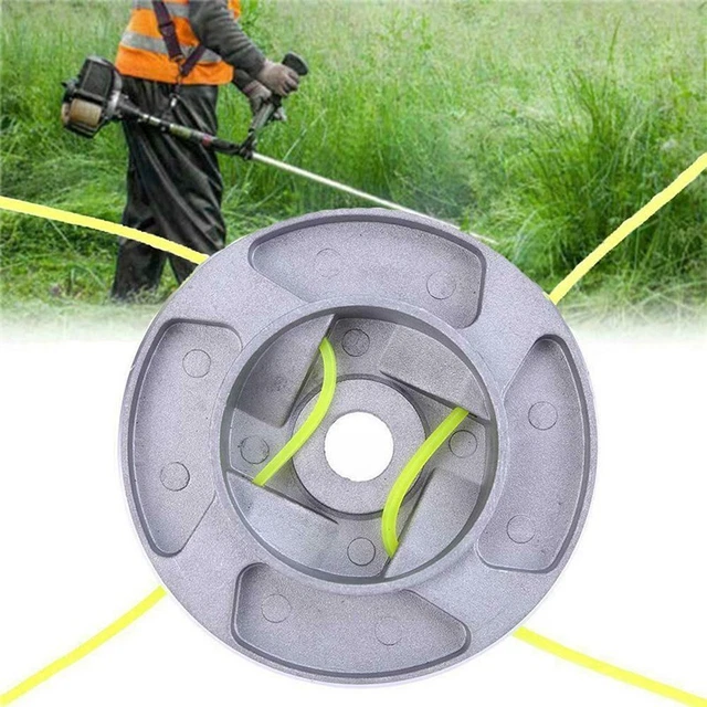 Trimmer Head Gazon Découpage Tondeuse Ligne Lame Disque Roue Outil Accessoires