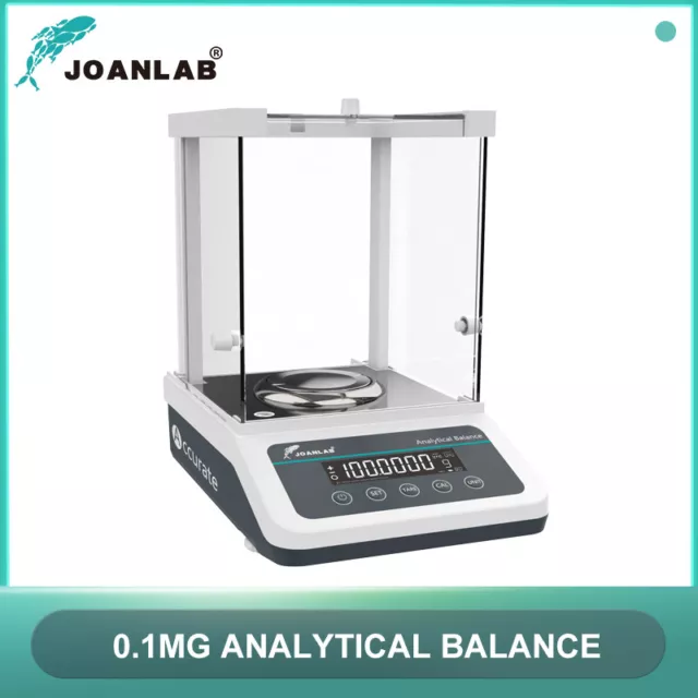 Lab Analytical Balance 0.0001g Digital Precision Balance Scale 0.1mg 120g 220g