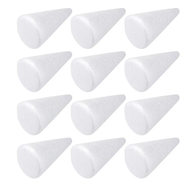 30 un. conos cono adorno con formas de espuma para artesanías