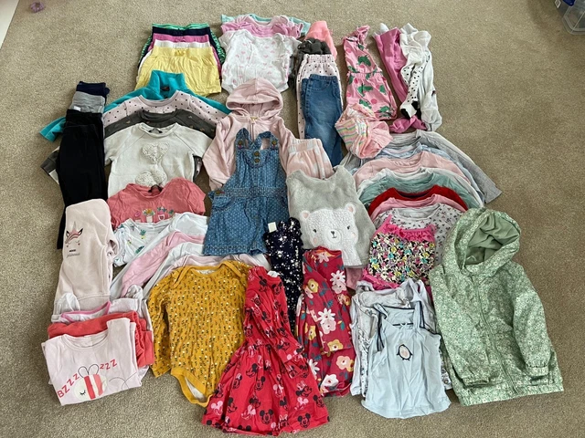 Toddler Girls Large Clothes Bundle Size 18-24 months
