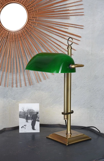 Lampe de banquier art déco - France