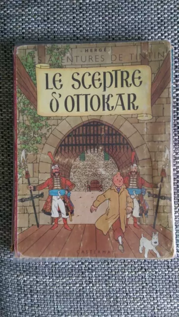 Tintin Le Sceptre D'ottokar B3 1949