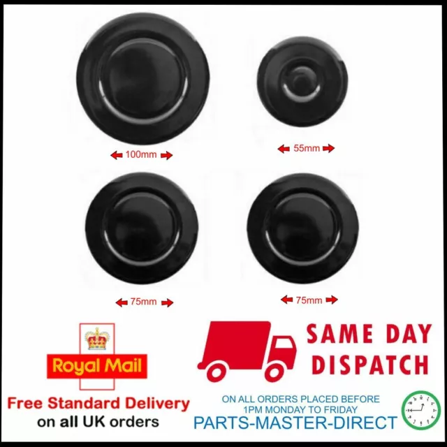 Universel Four Cuisinière à Gaz Brûleur Capuchons 55mm Petit 75mm M 100mm Grand