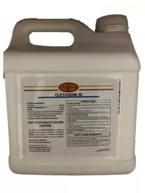 Clethodim Grass Herbicide - 2.5 Gallon (Replaces Arrow 2EC, Dakota,Select)