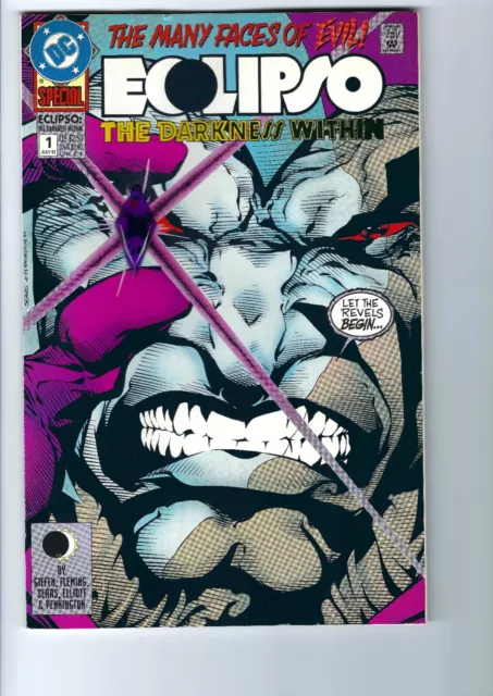 Eclipso The Darkness Within #1-2 DC Comics 1992 SET (2) jewel cover