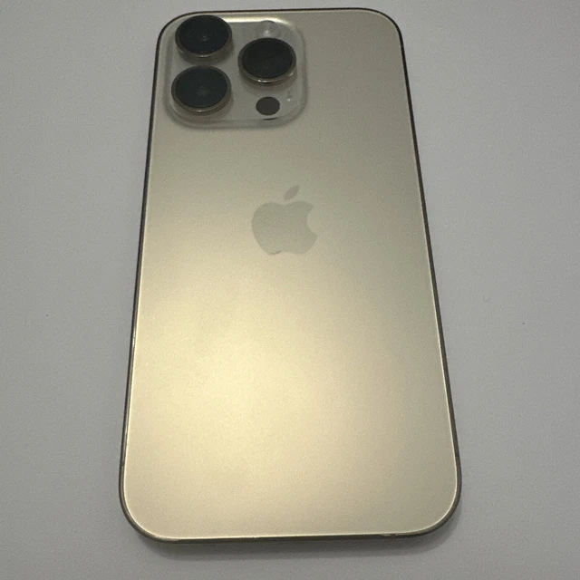 Iphone 14 Pro Back Housing With Back  Camera gold Color,used Original Apple