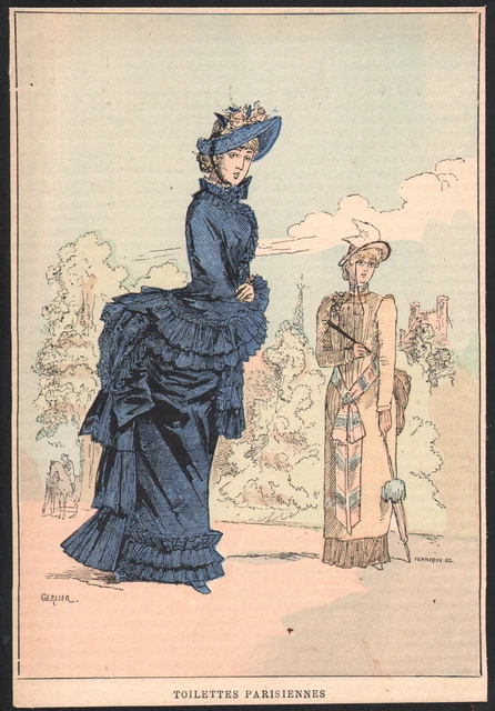 3 GRAVURE LA mode Illustrée XIXème siècle toilettes EUR 12,00 - PicClick FR