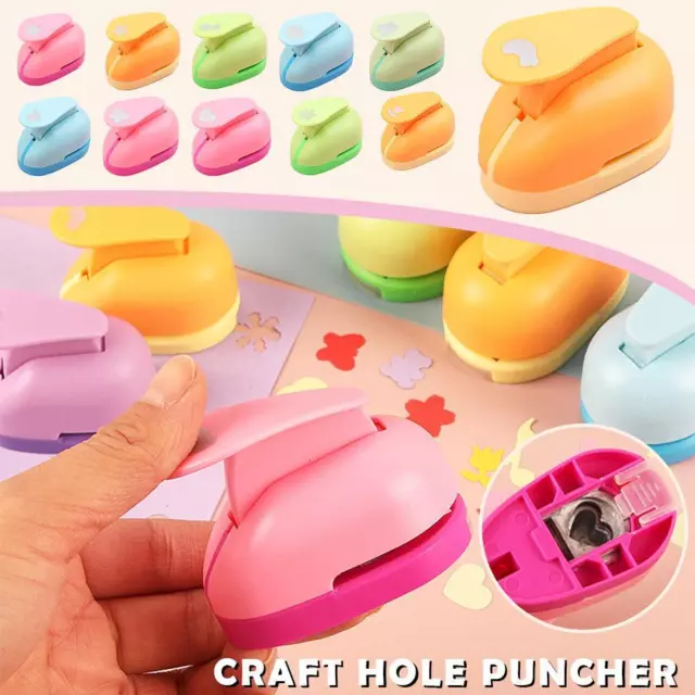 3 Sizes Big Circle Round Paper Craft Hole Punch Tool Kids DIY