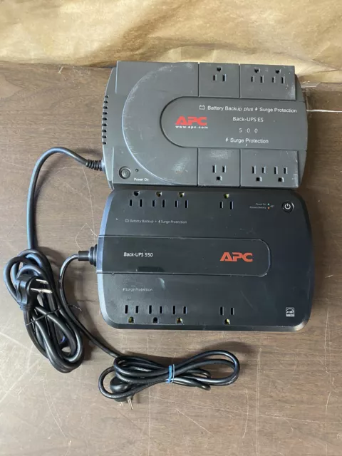 APC Back UPS 550 500 ES 8 Outlets Surge Protected Power Supply No Batteries
