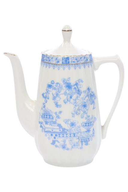 Cafetera PORCELANA BAVARIA blanca China azul Ø 6 cm motivo de imagen