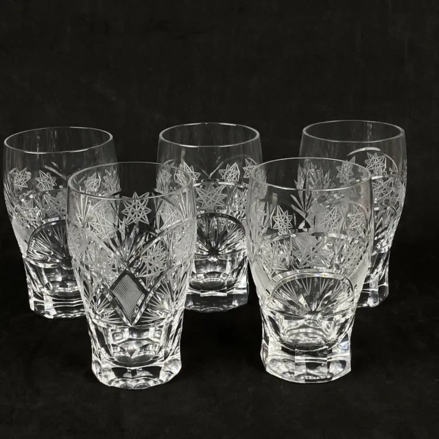 5 Zwiesel Echt Bleikristall Crystal German Glasses