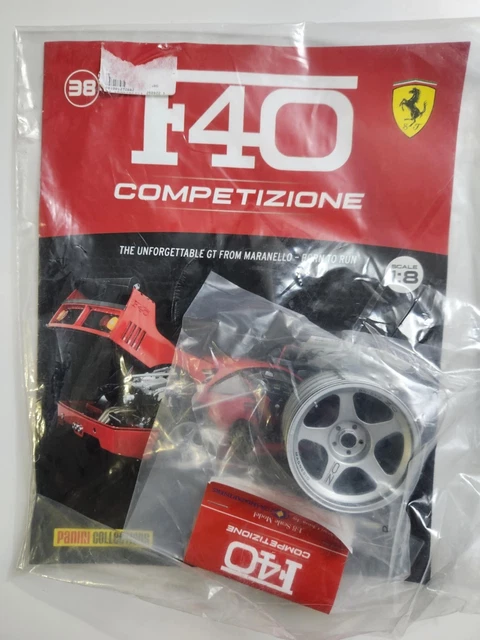 Modèle Réduit Ferrari F40 Competizione Panini - Échelle 1:8, Numéro 16