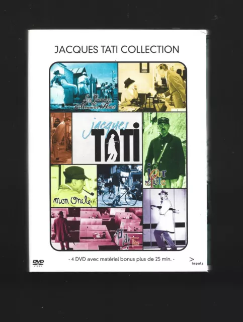 Coffret 4 Dvd Jacques Tati Collection Digipack Mr Hulot Playtime Jour De Fête Vf