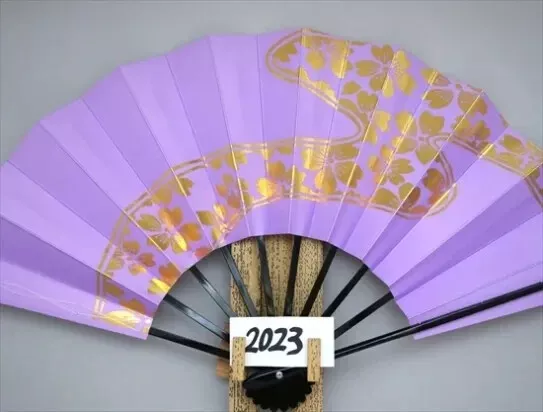 Japanese Folding Fan KYOTO Traditional Sensu Ougi SAKURA Cherry Blossom 2023 F/S