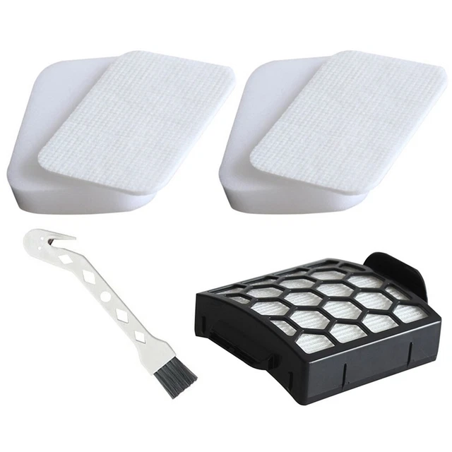 Filtri Aspirapolvere Shark - Set 2 Filtri Schiuma + 2 Feltro, Compatibili NV602UK, NV702UK E Altri Modelli