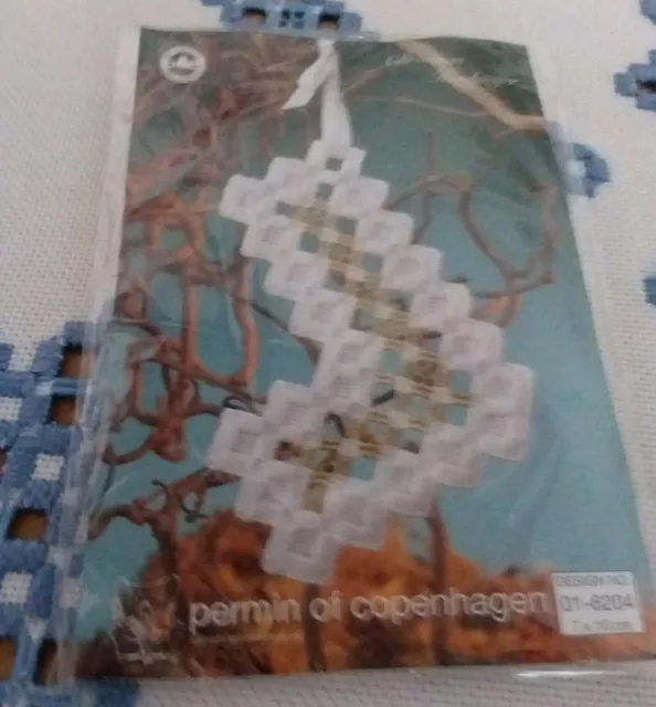 Hardanger Anhänger  "Stiefel" für den Weihnachtsbaum etc.  NEU. OVP