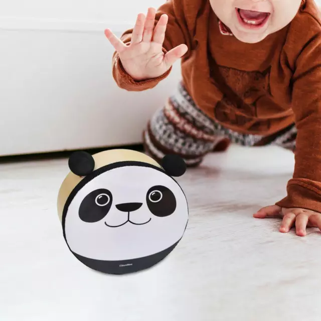 6 inch Hand Drum Cartoon Panda for Boy Girl Ages 1 2 3 Baby