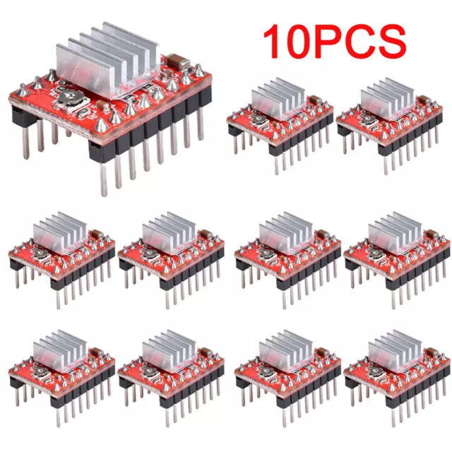 For 3D Printer RepRap StepStick Arduino A4988 Stepper Motor Driver Module 10Pcs