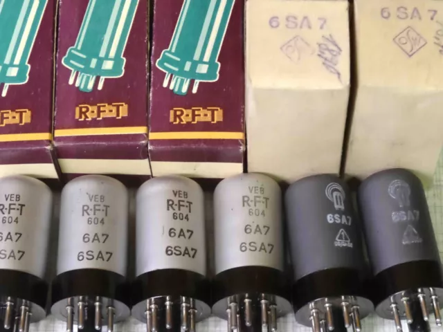 Röhre, Tube 6SA7 in Originalverpackung RFT Röhrenwerk Mühlhausen