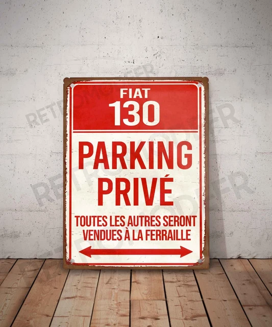 Plaque Fiat 500 Italie - Déco murale/Plaques vintages - decovintage