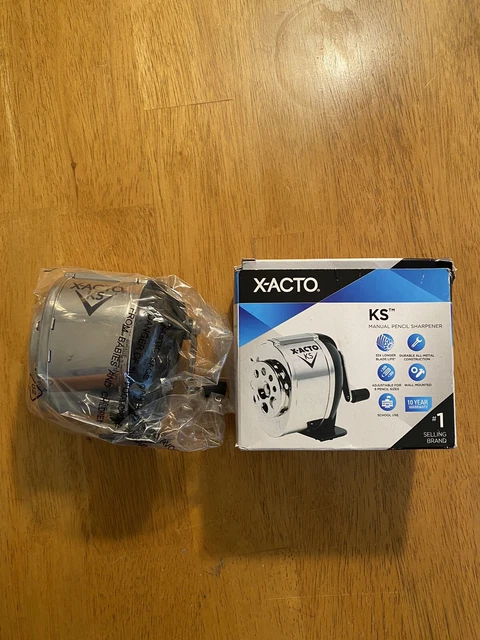 X-ACTO 1031 Wall Mount Manual Pencil Sharpener Opened box unused