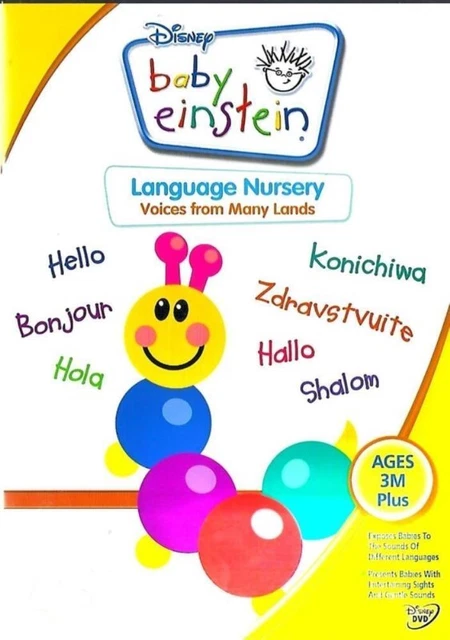 BABY EINSTEIN: LANGUAGE Nursery DVD £3.82 - PicClick UK