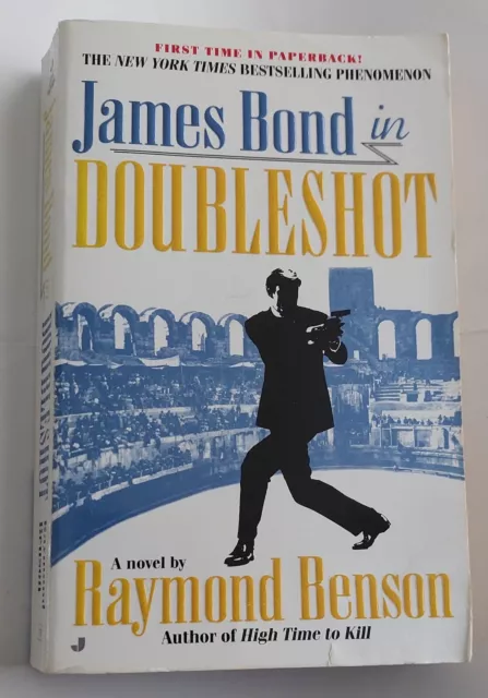 Ian Fleming's JAMES BOND 007 Raymond Benson DOUBLESHOT rare book US 1st edition