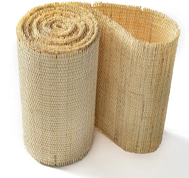 Rollo de tela de caña de ratán natural de 24"" de ancho LUSYDECO 5 24""W x 5 ft L,