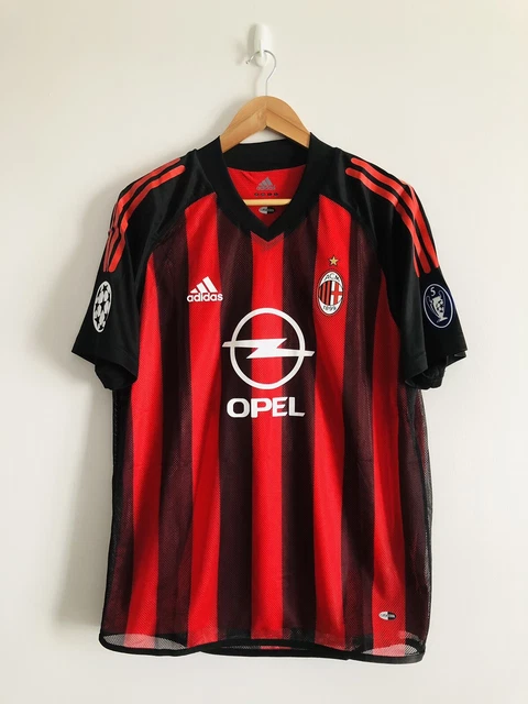 AC MILAN JERSEY 2002-03 Home Player Issue Men's Shirt No.21
