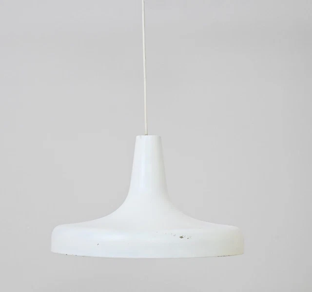 Lampadaire Vintage Scandinave à Cercles - Design Suédois Des Années 60 - Condition Correcte