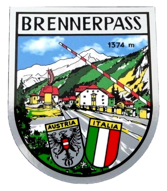 souvenir-aufkleber-brennerpass-grenze-stampatria-italia-oldtimer-moto