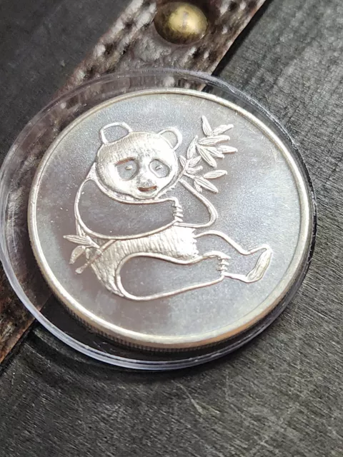 Panda Vintage 1 Troy oz .999 Fine Silver Round- Silver International Trade Unit