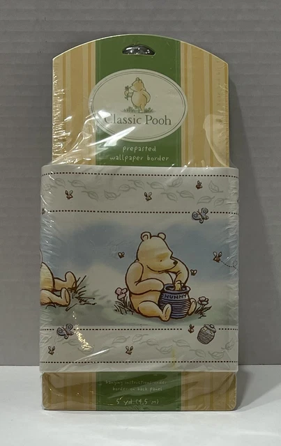 CLASSIC WINNIE POOH Wallpaper Border Disney Wall Nursery Piglet 