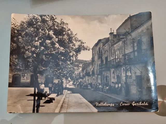 Cartolina Vallelunga - Corso Garibaldi Fg/ Vg