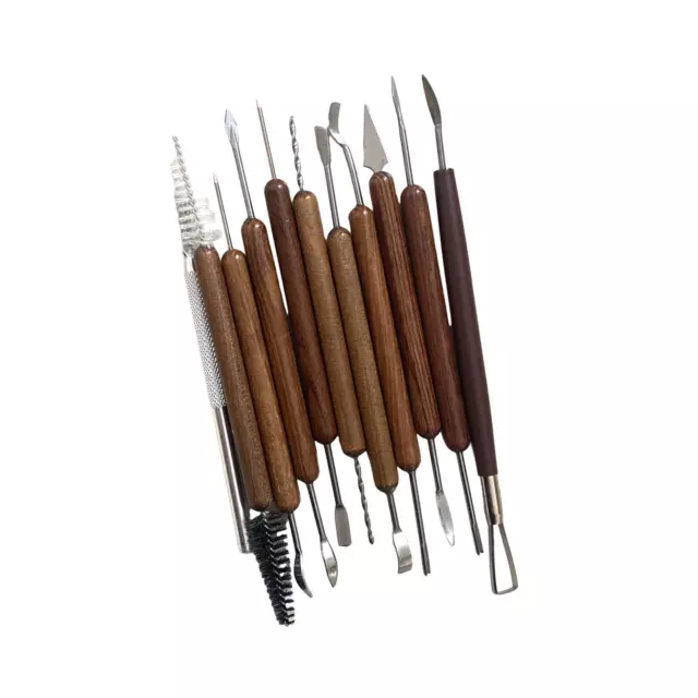 11Pcs Polymer Clay Tools Set Portable Durable Clay Carving Tools for Beginners