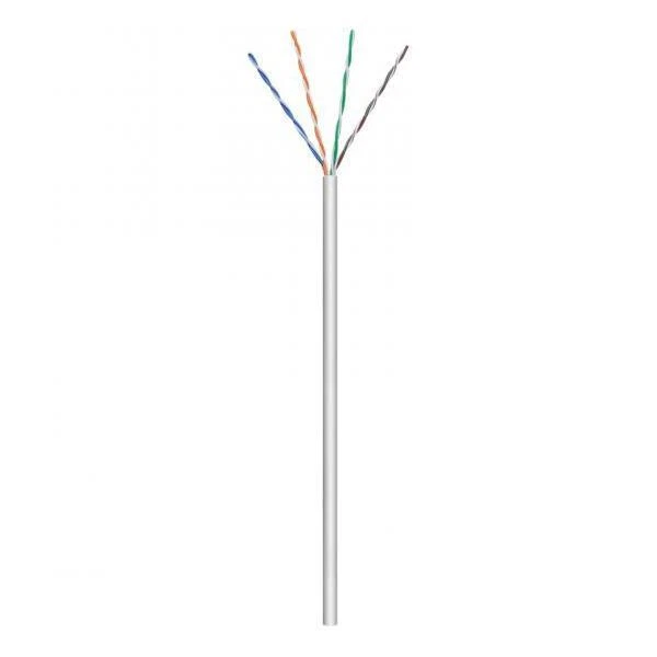 Goobay 95708 Cavo Di Rete CAT 5e SF/UTP Matassa - 305m, Grigio, Per Installazioni - 3