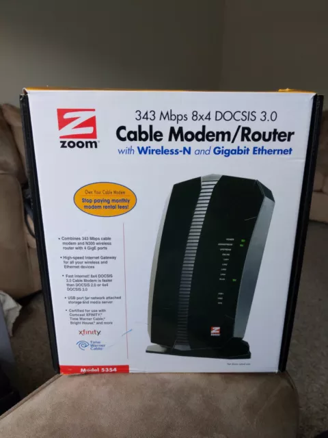 Zoom 5354 Cable Modem/Router