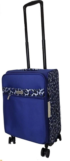 Samantha Brown 22" Spinner with Satchel 2-piece Set-Navy Leopard-NWT 2