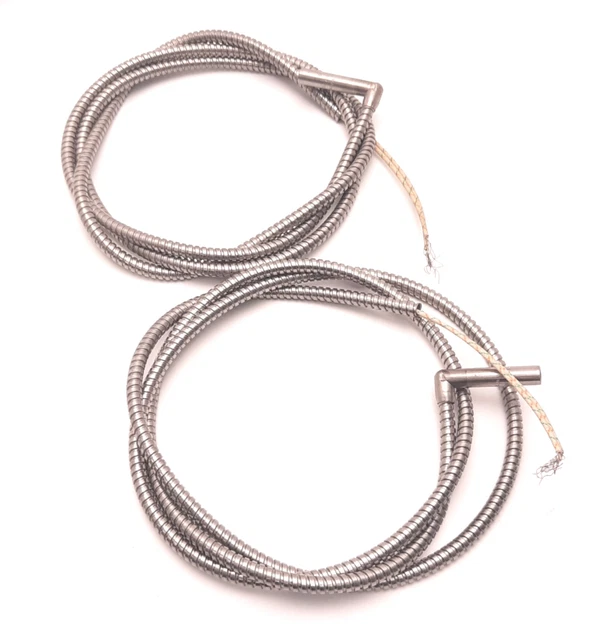 Lot of 2 Walow G1J85 Firerod Cartridge Heater 120v 200W, 1-1/2" x 3/8", 5Ft