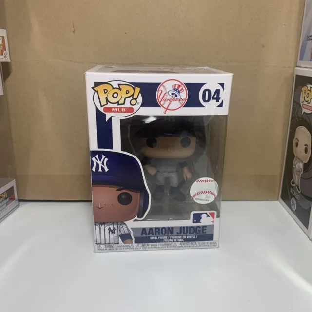 Aaron Judge Mlb New York Yankees Baseball #04 Funko Pop Figure Gray Grey Jersey
