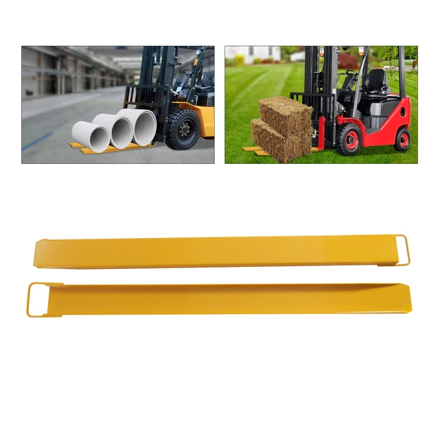 72'' Extended Pallet Fork Extension Forklift For Loaders Truck Alloy Steel TOP