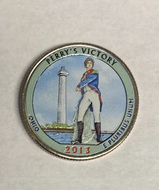 2013 Perry's Victory Colorized America's Beautiful National Parks Quarters (P, D