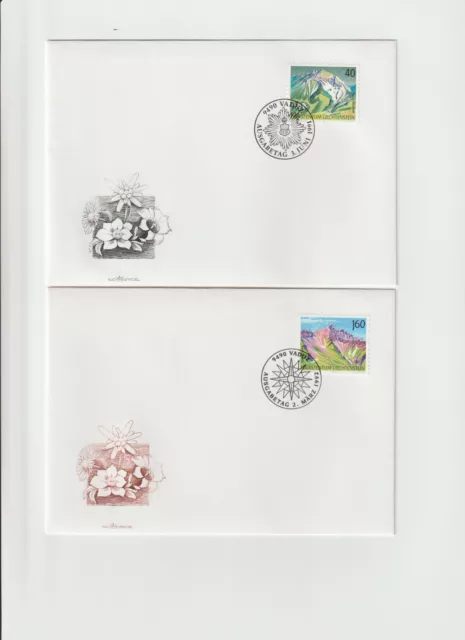 LIECHTENSTEIN  1 LOT(5 FDC) # BERGE # von 1989/92  ;bitte ansehen 2