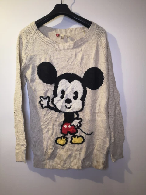 Disney Minnie Mouse Pullover Vintage Damen Hoodie Zipper Mickey Mouse WaltDisney