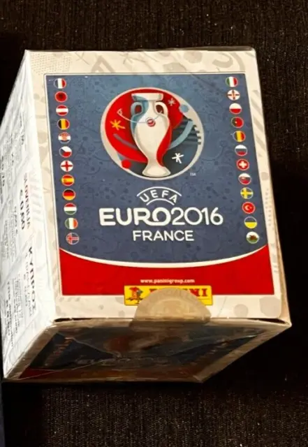 2 Boites Boxes Panini Display 100 Packets Pochettes Uefa Euro 2016  Rare