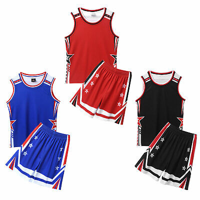 iEFiEL Jungen Basketball Trikot Trainings Shirt + Hose Trainingsanzug Sportanzug
